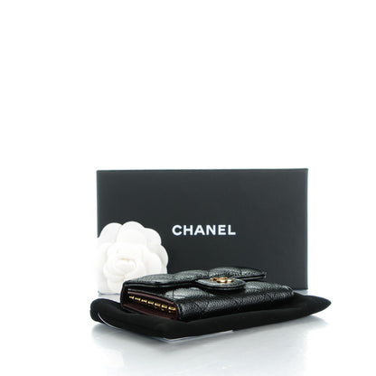 Chanel Caviar Quilted 6 Key Holder Black 4 of 8