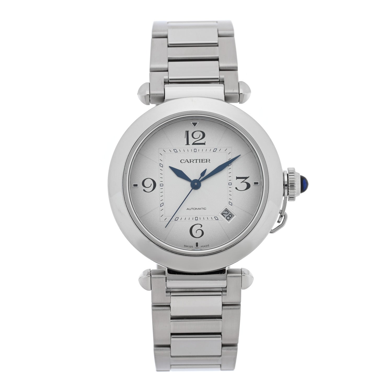 Cartier Stainless Steel 41mm Pasha C Automatic Watch 1 of 6