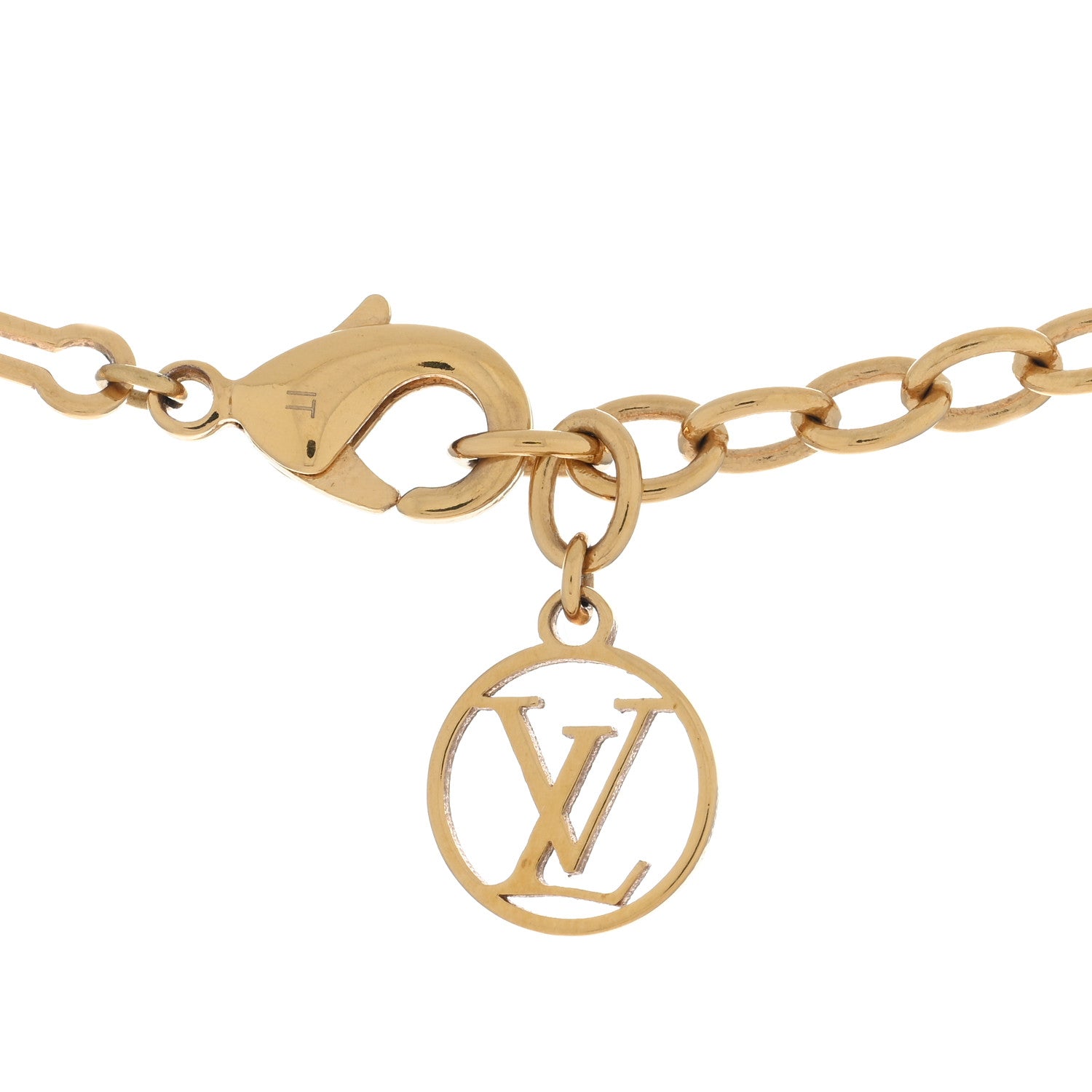 Louis Vuitton Metal Forever Young Short Necklace Gold 4 of 4