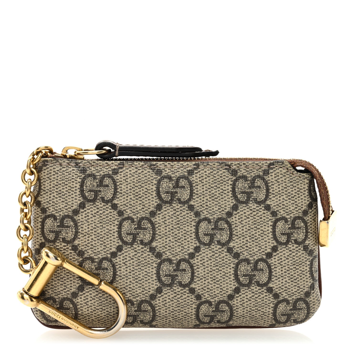 Gucci GG Supreme Monogram Key Case Brown 1 of 7