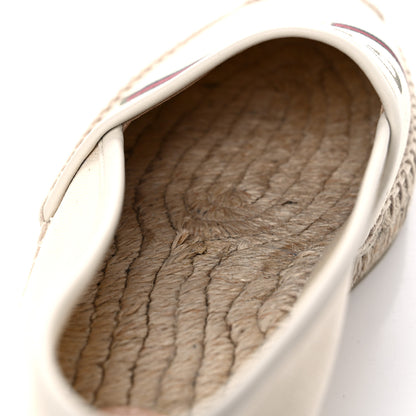 Gucci Canvas Logo Espadrilles 38 Greggio White 14 of 14