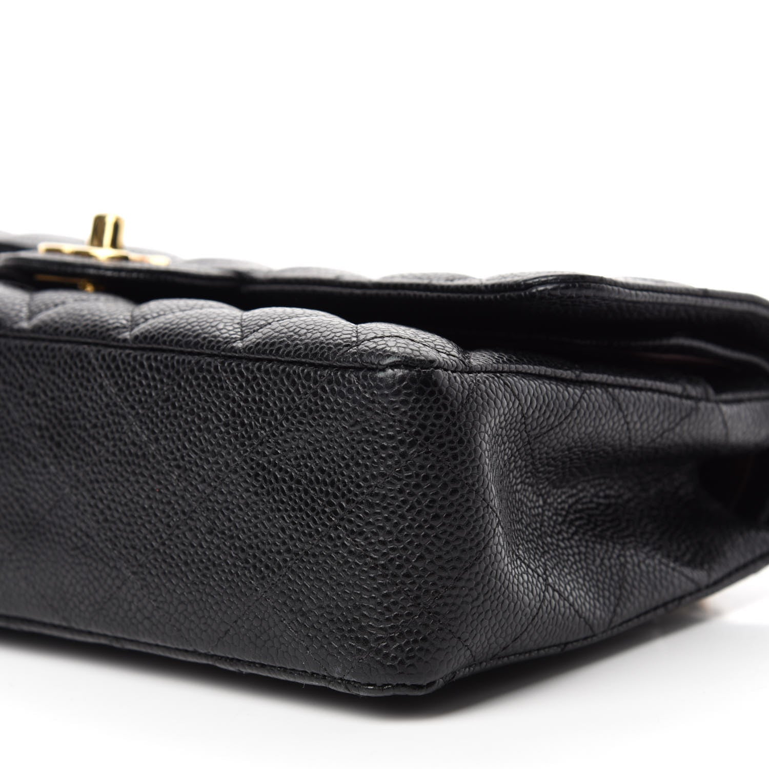 Chanel Caviar Quilted Medium Double Flap Black 8 of 13