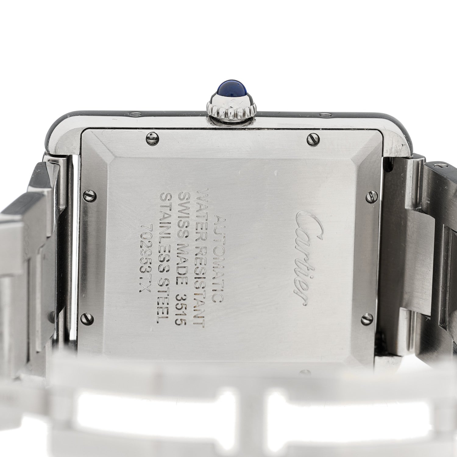 Cartier Stainless Steel 31mm Tank Solo Automatic Watch 4 of 4