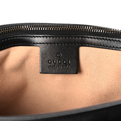 Gucci Calfskin Matelasse Large GG Marmont Shoulder Bag Black 6 of 13