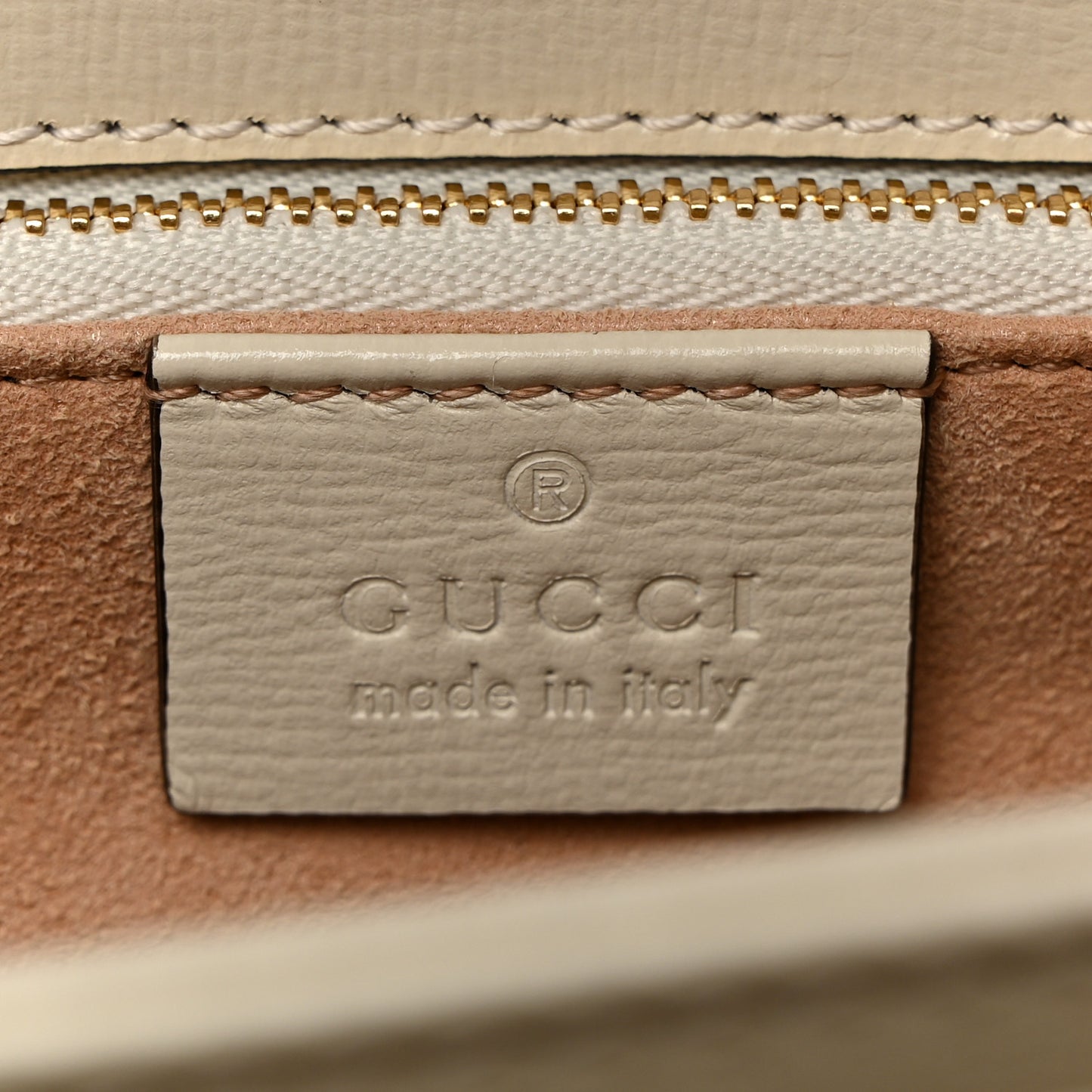 GG Supreme Monogram Horsebit 1955 Shoulder Bag Beige Mystic White