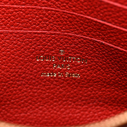 Louis Vuitton Empreinte Double Zip Pochette Marine Rouge 8 of 11