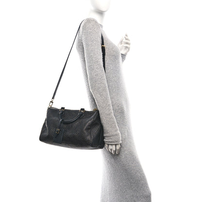 Louis Vuitton Empreinte Monogram Soft Speedy Bandouliere 30 Black 2 of 9