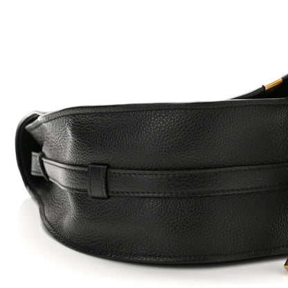 Chloe Calfskin Medium Marcie Round Crossbody Bag Black 9 of 11