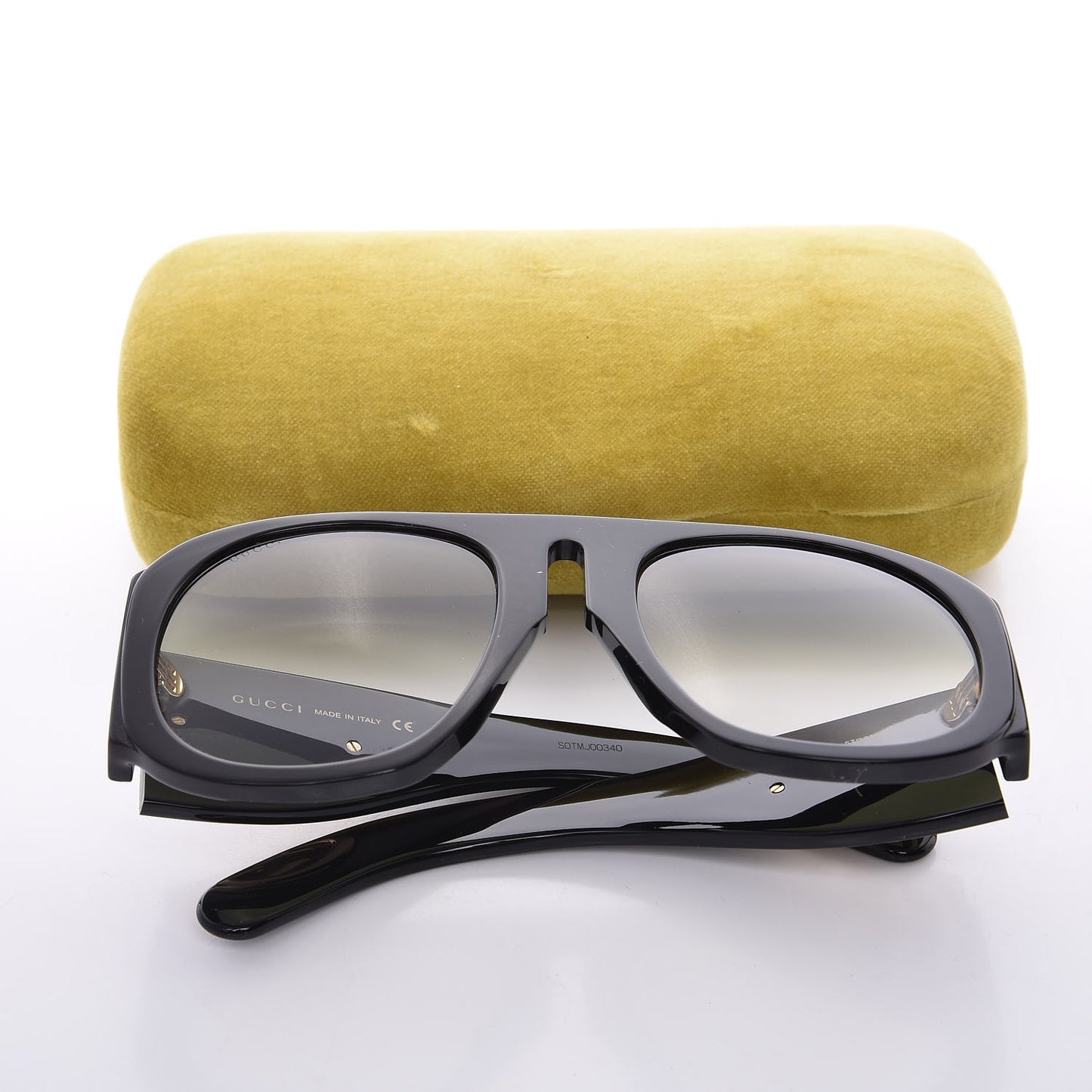 Oversized Aviator Sunglasses GG0152S Black