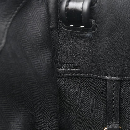 Loewe Calfskin Small Whipstitch Hammock Shoulder Bag Black 7 of 11