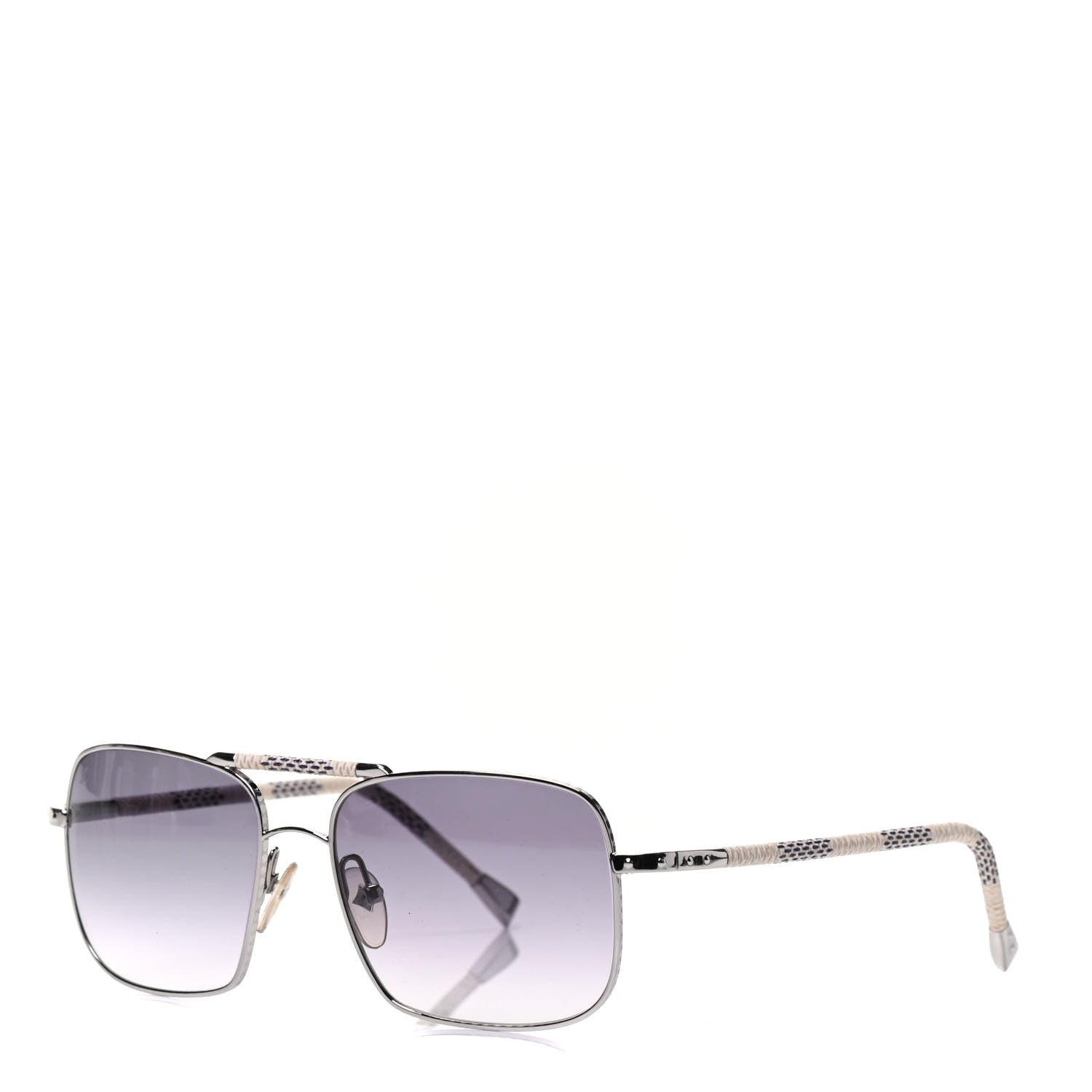 Louis Vuitton Damier Azur Conspiration Pilote Aviator Sunglasses Z0297U 1 of 6