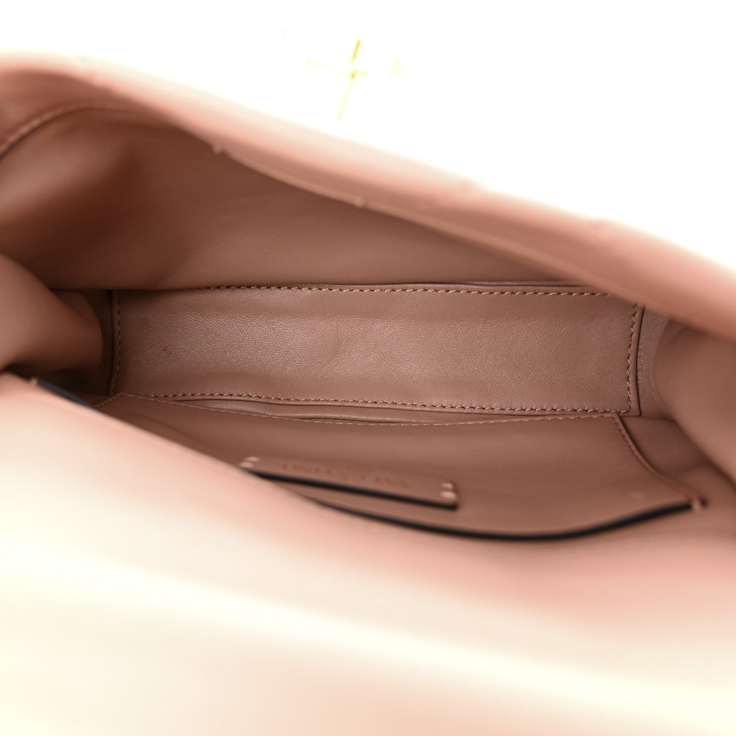 Valentino Garavani Nappa Small Roman Stud Shoulder Bag Rose Cannelle 5 of 9
