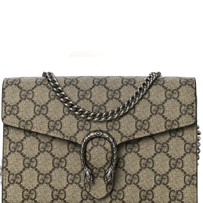 Gucci GG Supreme Monogram Mini Dionysus Chain Wallet Beige Taupe 8 of 11
