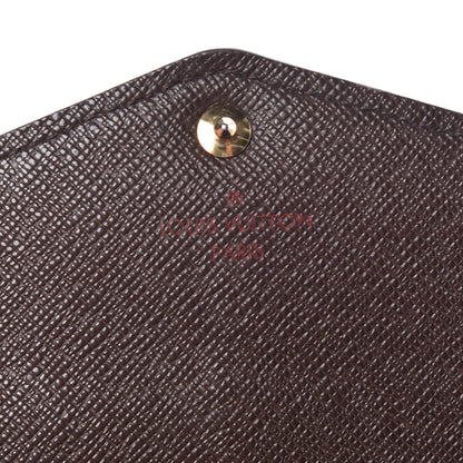 Louis Vuitton Damier Ebene Sarah Wallet NM 6 of 11