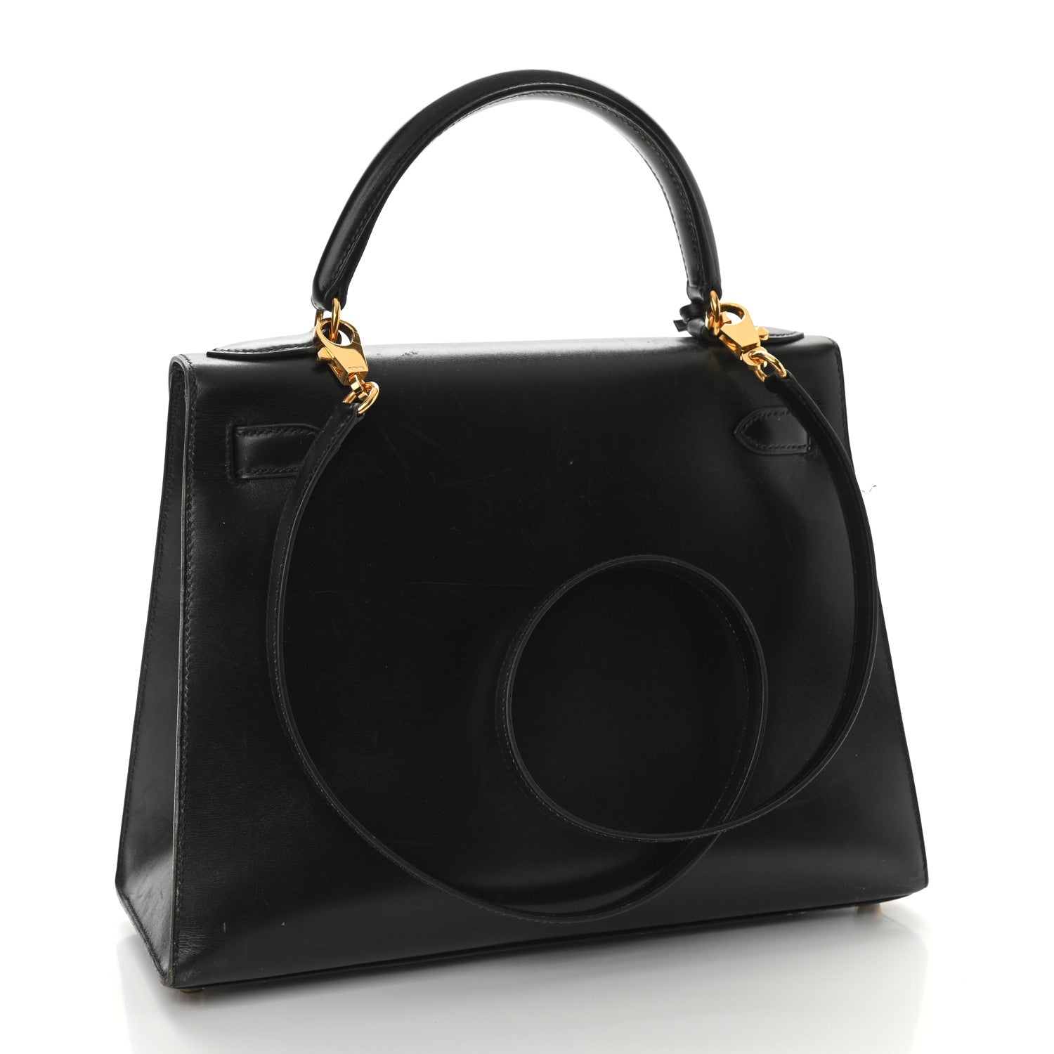 Hermes Box Kelly Sellier 28 Black 3 of 14