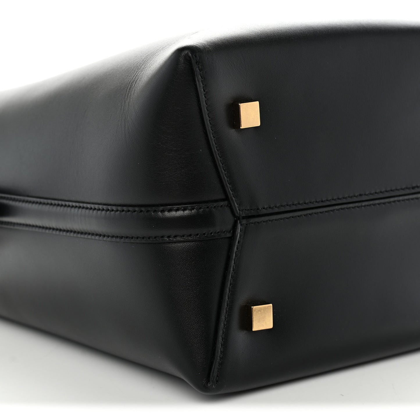 Shiny Calfskin Le 37 Small Bucket Bag Black