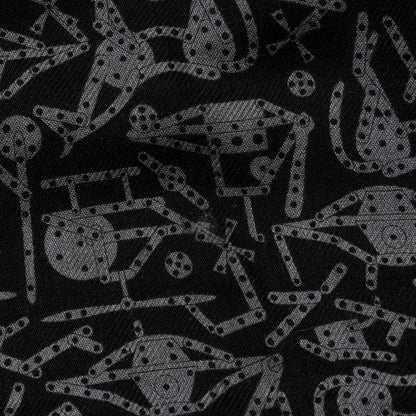 Hermes Silk Cashmere Stole Black 11 of 13