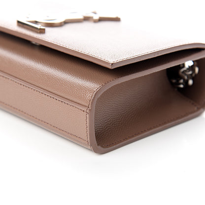 Saint Laurent Grain De Poudre Small Monogram Kate Satchel Fard 7 of 8