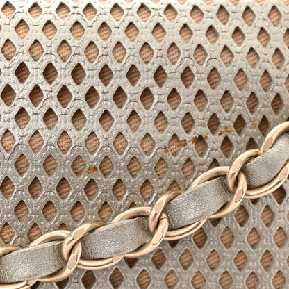 Chanel Perforated Calfskin Large Up In The Air Flap Light Gold 11 of 11