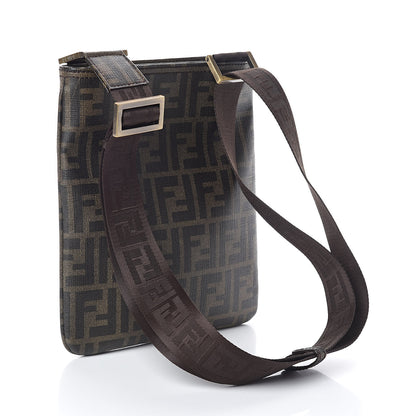 Fendi Zucca Spalmati Messenger Bag Tobacco 3 of 8