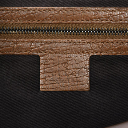 Gucci Monogram Bamboo Bullet Bag Brown 6 of 12