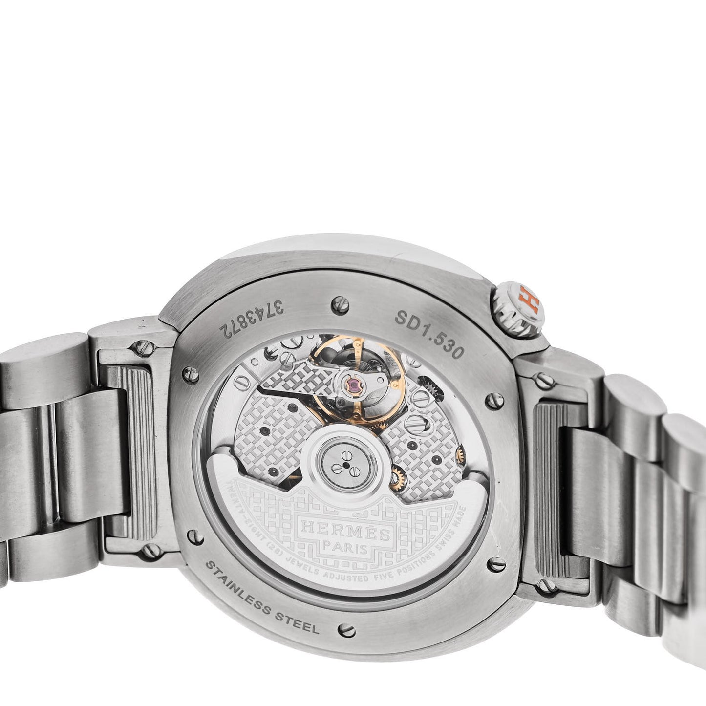 Stainless Steel Diamond Bezel 36mm Cut Automatic Watch