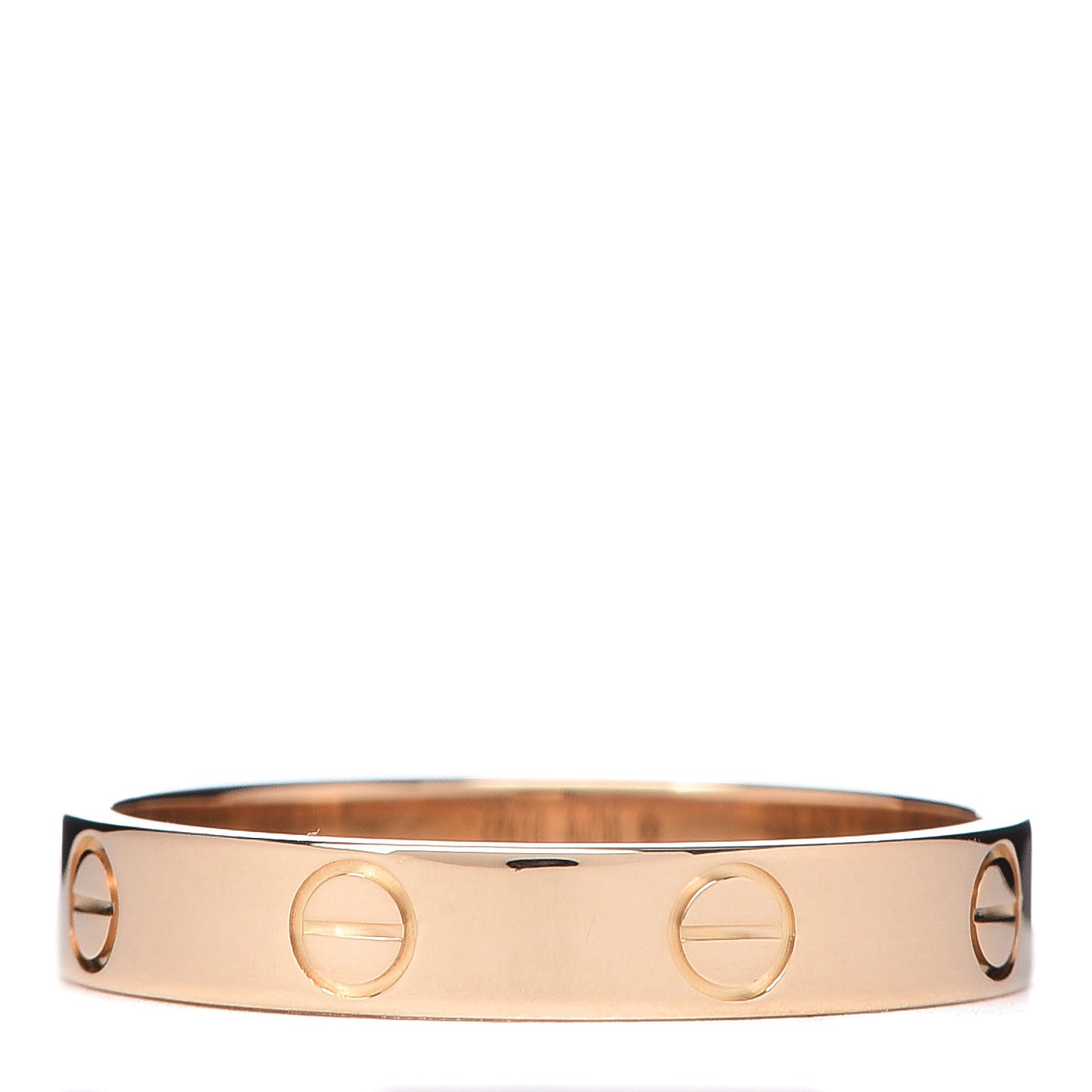 18K Yellow Gold 3.5mm LOVE Wedding Band Ring 58 8.25