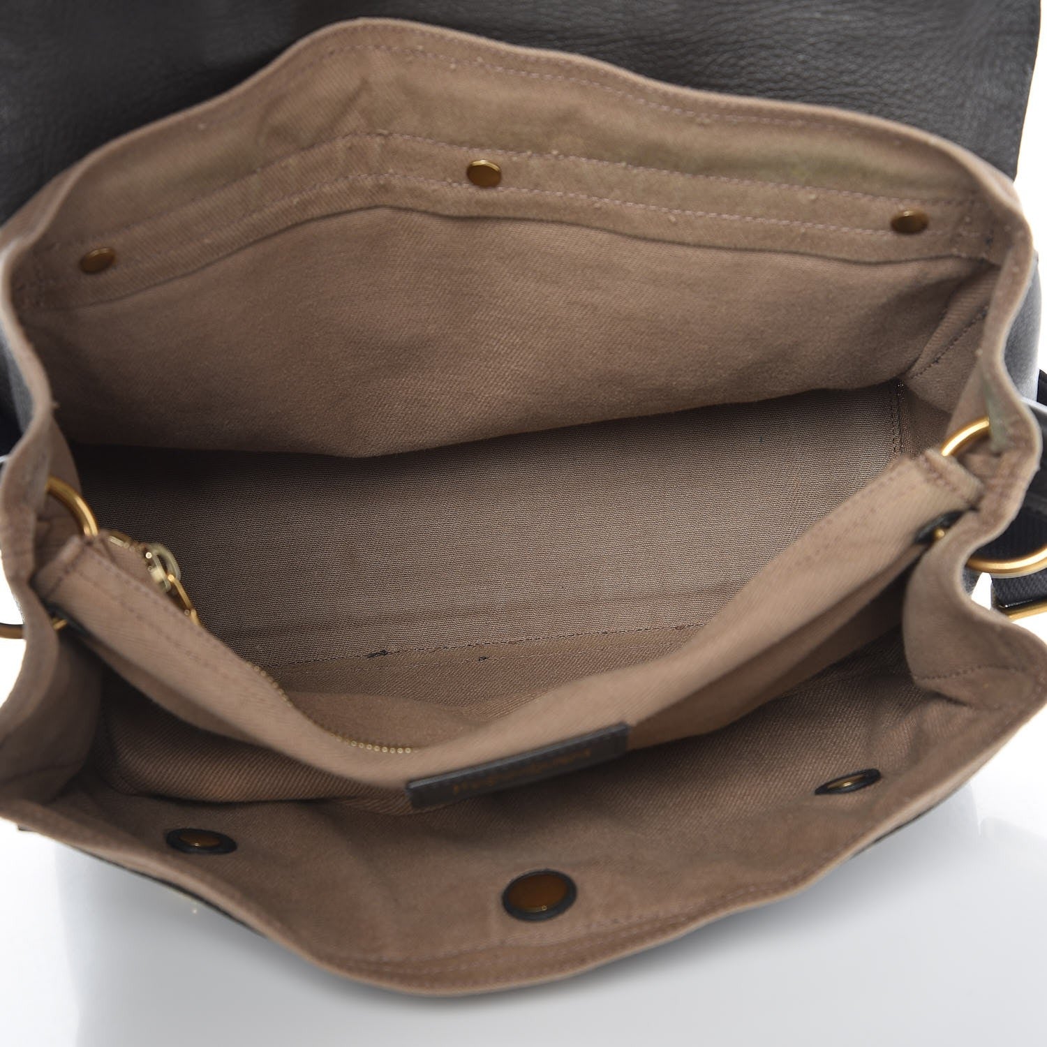 Saint Laurent Calfskin Muse Two Messenger Grey 6 of 21