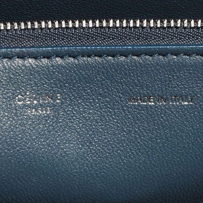 Celine Drummed Calfskin Suede Double Zip Trapeze Orage 9 of 9