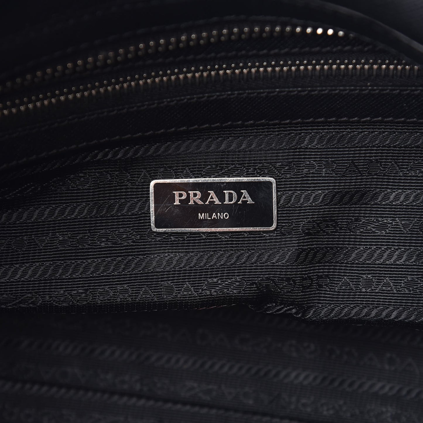 Saffiano Duffle Travel Bag Black