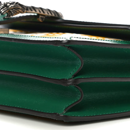 Gucci Azalea Calfskin GG Monogram Bi-Color Debossed Small Dionysus Shoulder Bag Stone Topaz Mystic White Emerald 11 of 11