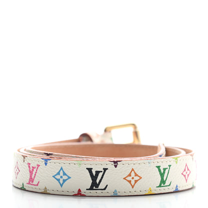 Louis Vuitton Monogram Multicolor Belt 80 32 White 2 of 7