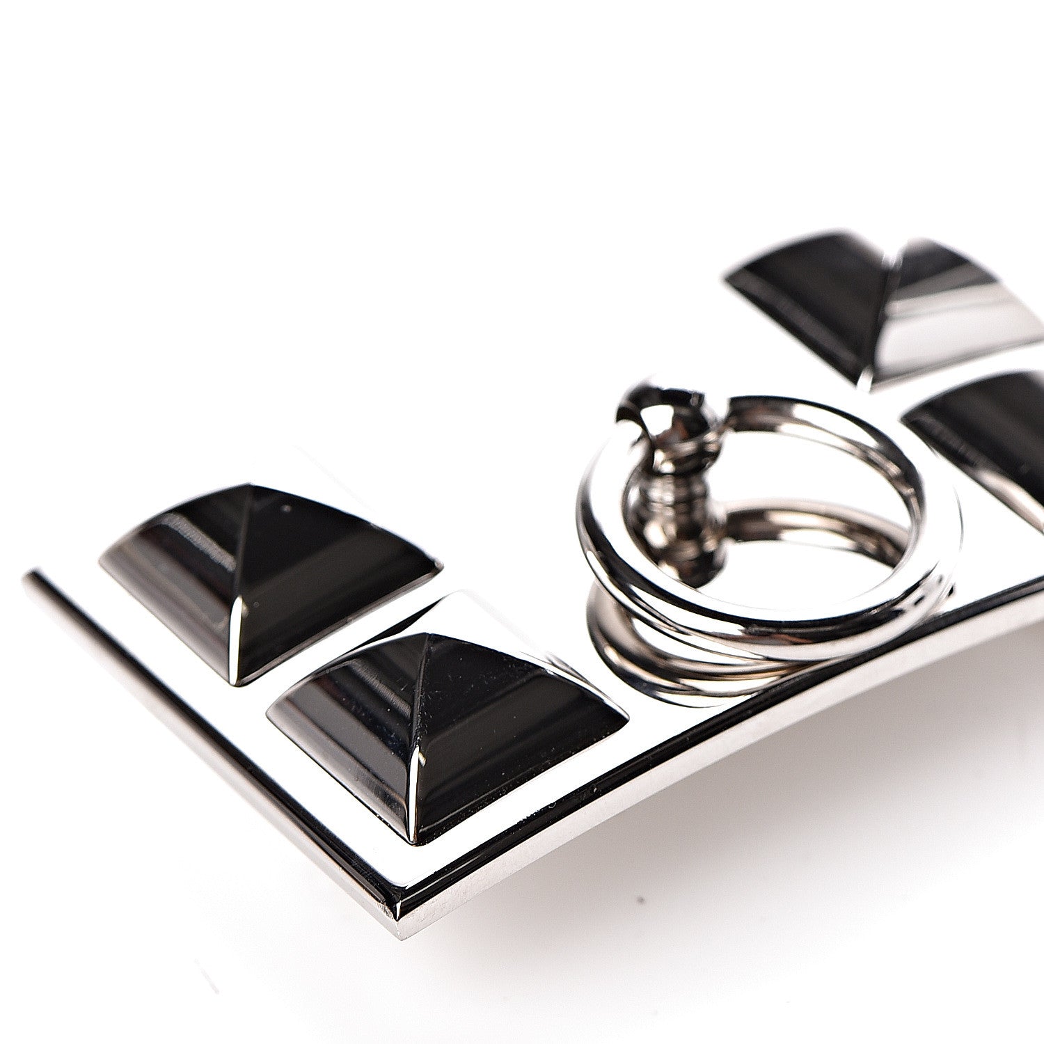 Hermes Palladium Collier de Chien 32mm Belt Buckle 4 of 4