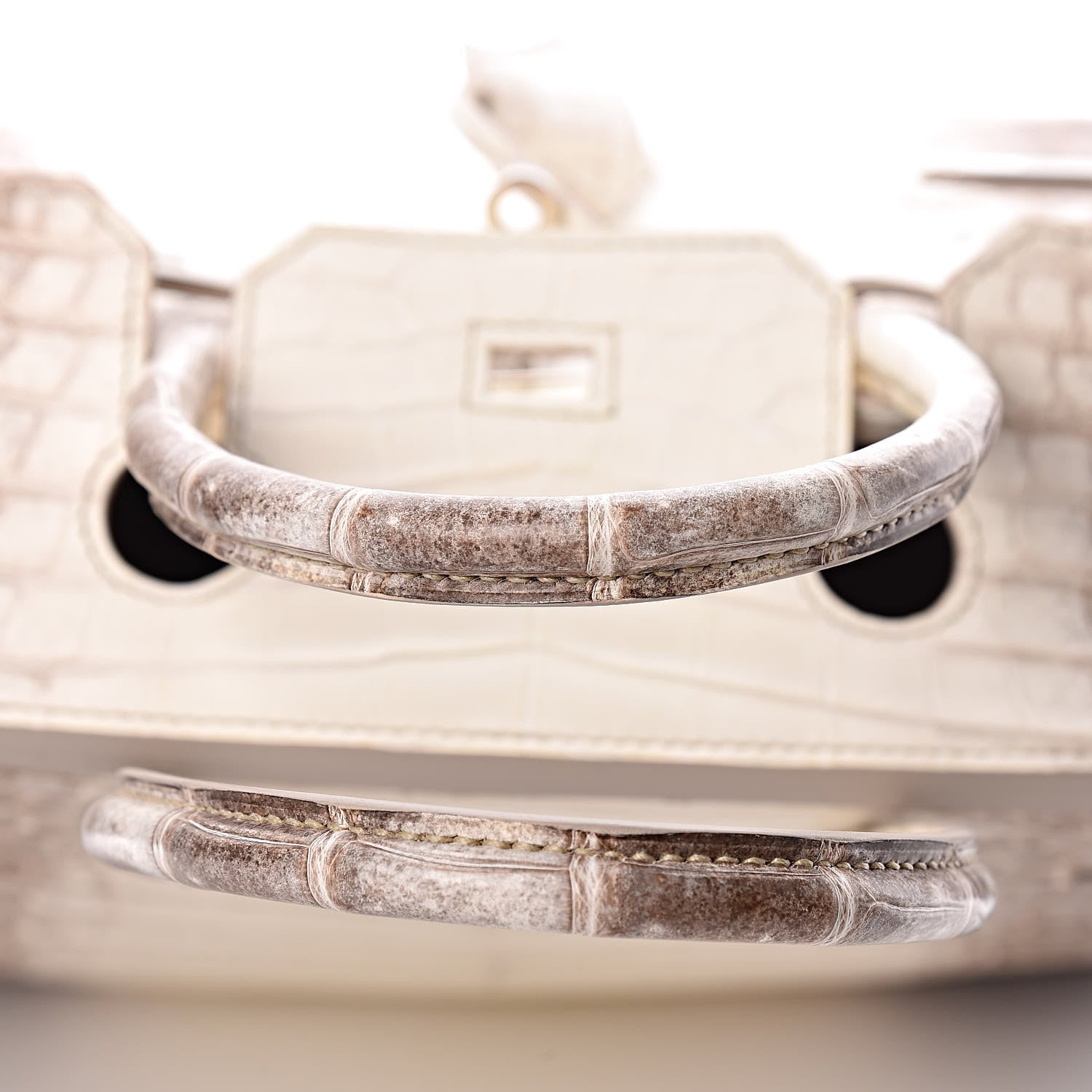 Hermes Matte Niloticus Crocodile Himalaya Birkin 30 Blanc 36 of 56