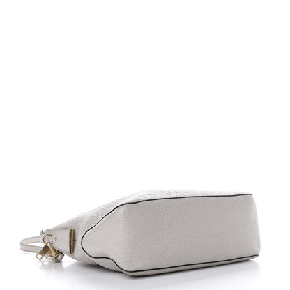 Burberry Signature Grain Calfskin Medium Hobo Pale Grey 5 of 13