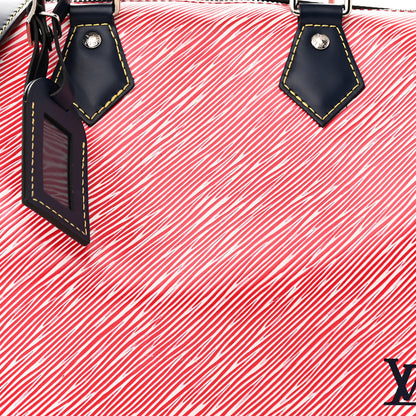Louis Vuitton Epi Speedy Bandouliere 25 Denim Red 8 of 10