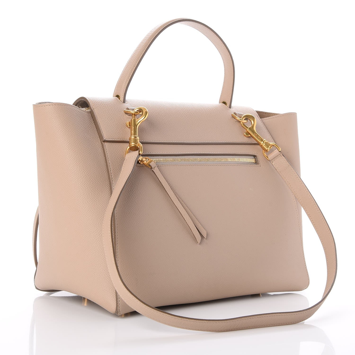 Celine Grained Calfskin Mini Belt Bag Light Taupe 4 of 11