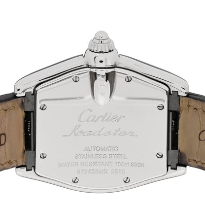 Cartier Stainless Steel Alligator 37mm Roadster Automatic Watch 4 of 4