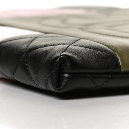 Chanel Lambskin Patchwork Large Cosmetic Case Multicolor 19 of 20