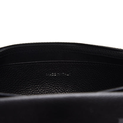Chanel Caviar Half Moon Wallet On Chain WOC Black 7 of 9