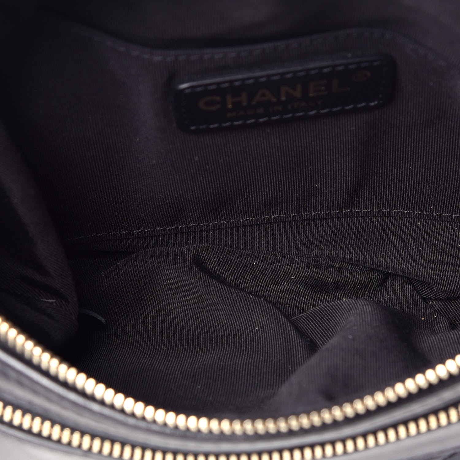Chanel Aged Calfskin Quilted Waist Bag With Coin Purse Black 5 of 9