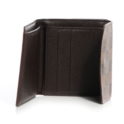 Louis Vuitton Damier Ebene Porte-Monnaie Billets Cartes Wallet 5 of 12