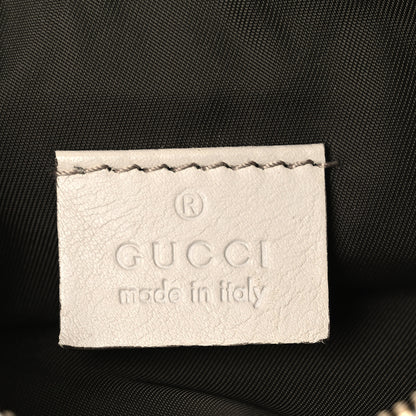 Gucci Monogram GG Heart Charm Crossbody Pochette White 5 of 10