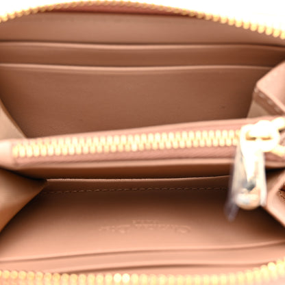 Christian Dior Lambskin Cannage Small Lady Dior Voyageur Coin Purse Rose Des Vents 5 of 7