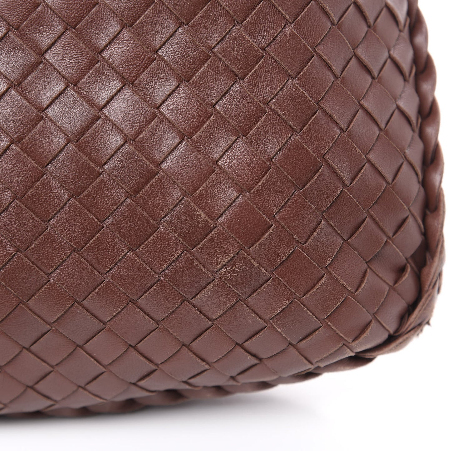 Nappa Intrecciato Medium Veneta Hobo Truffle