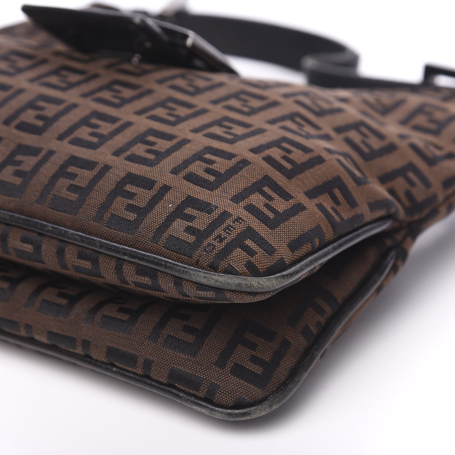 Fendi Zucchino Shoulder Bag Tobacco 8 of 10
