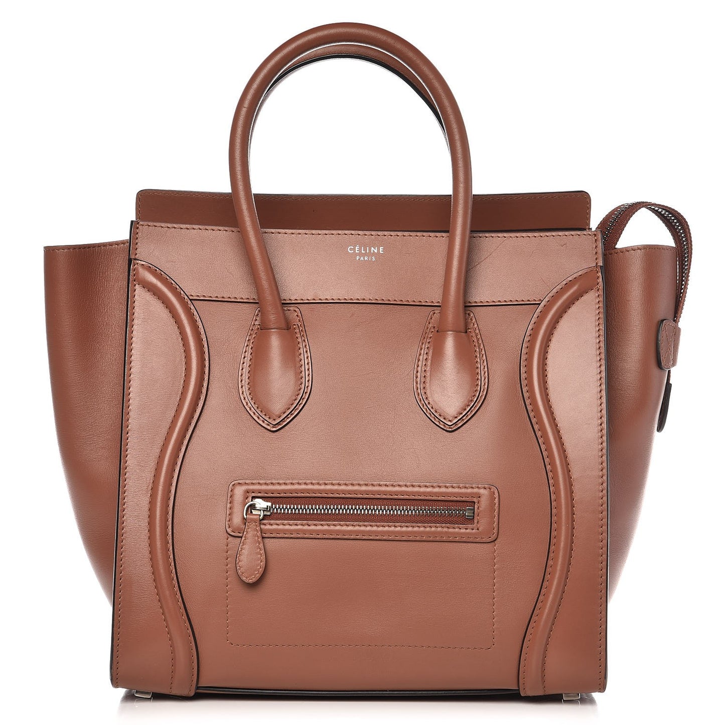 Smooth Calfskin Mini Luggage Sienna