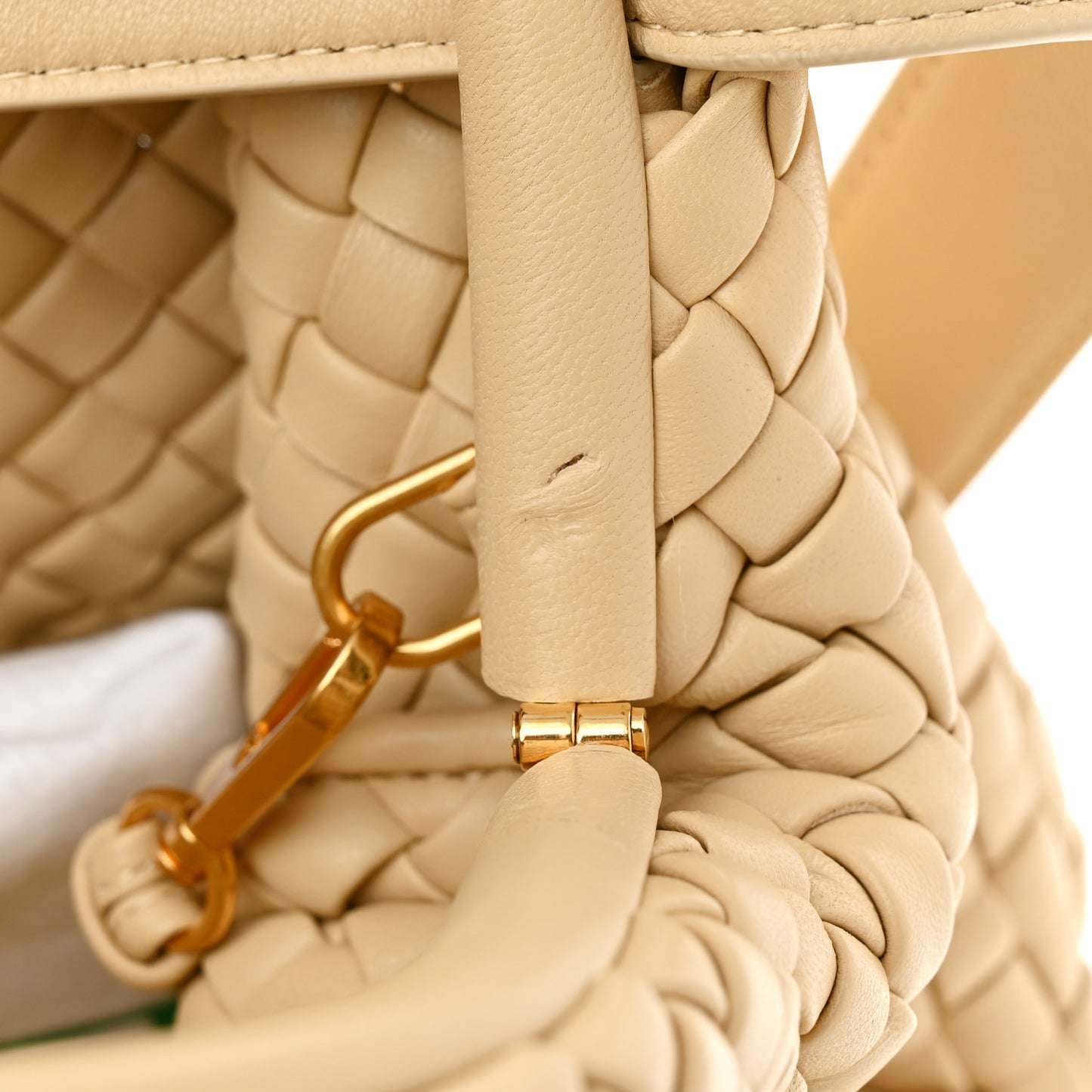 Nappa Intrecciato Padded The Handle Tote Porridge