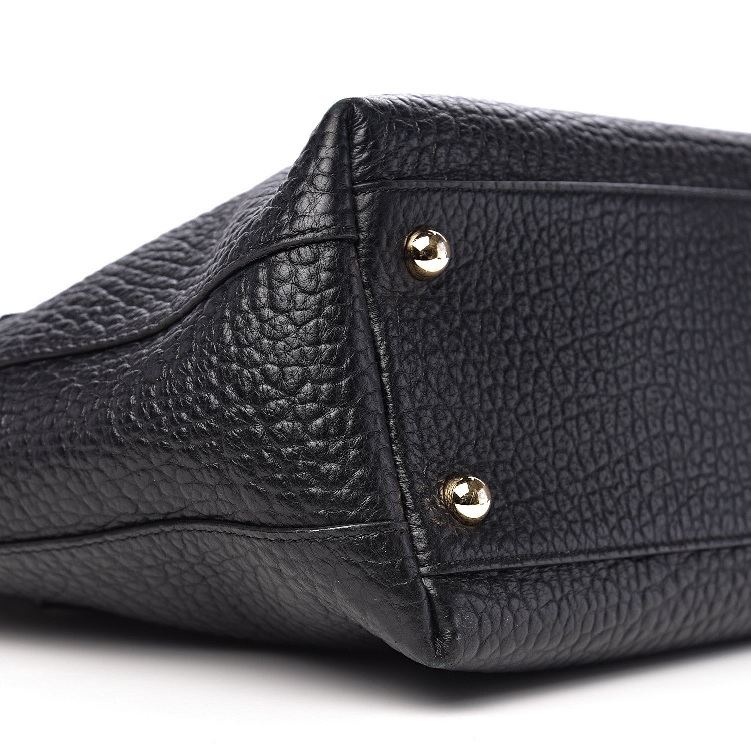 Burberry Signature Grain Calfskin Medium Welburn Tote Black 7 of 9