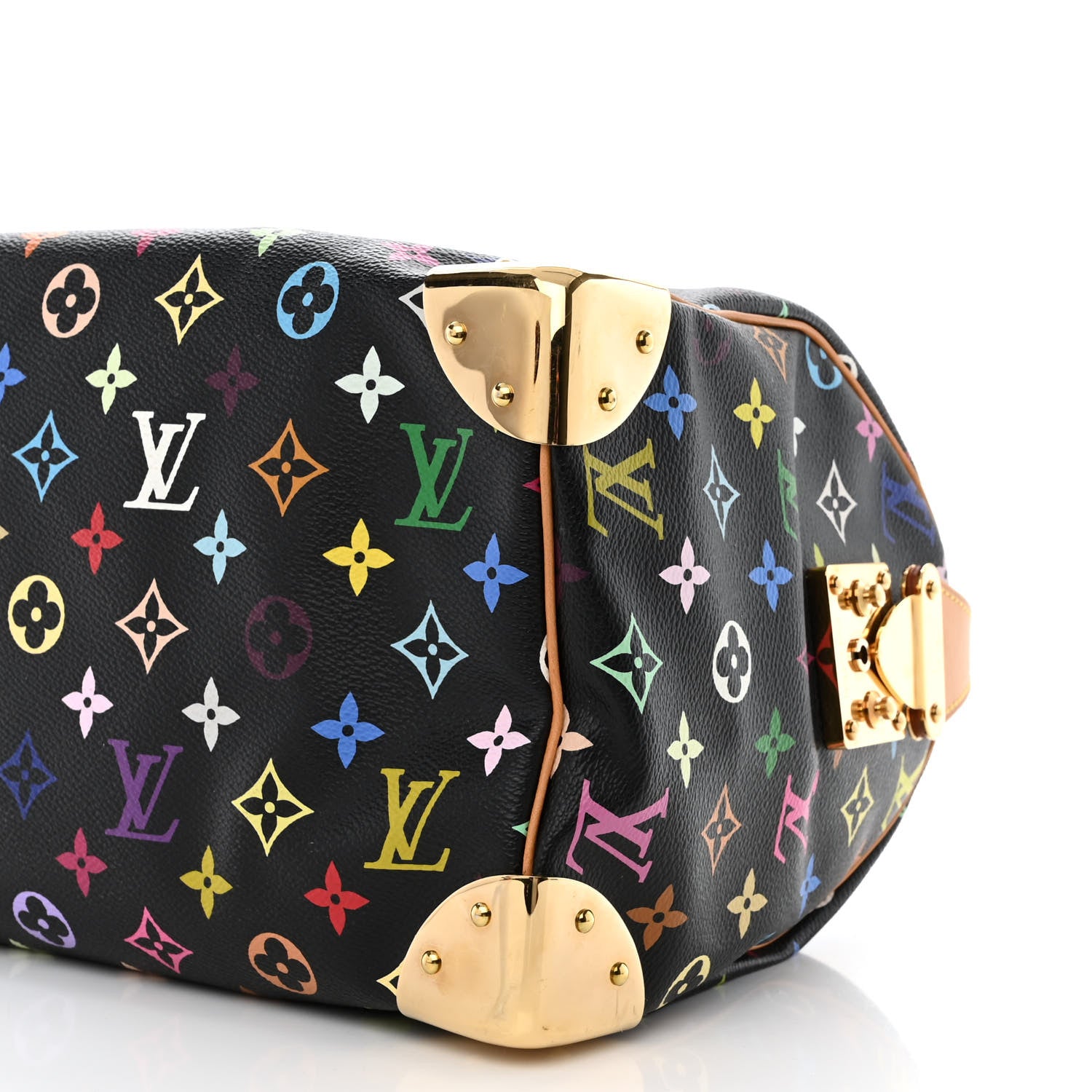 Louis Vuitton Monogram Multicolor Speedy 30 Black 10 of 11